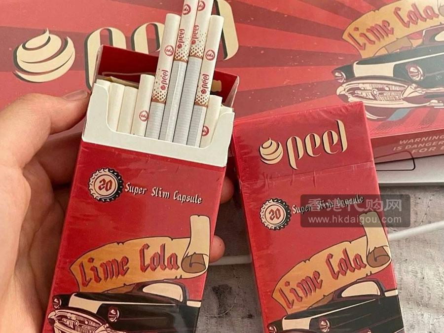 百乐可乐 Peel super slim capsule lime cola