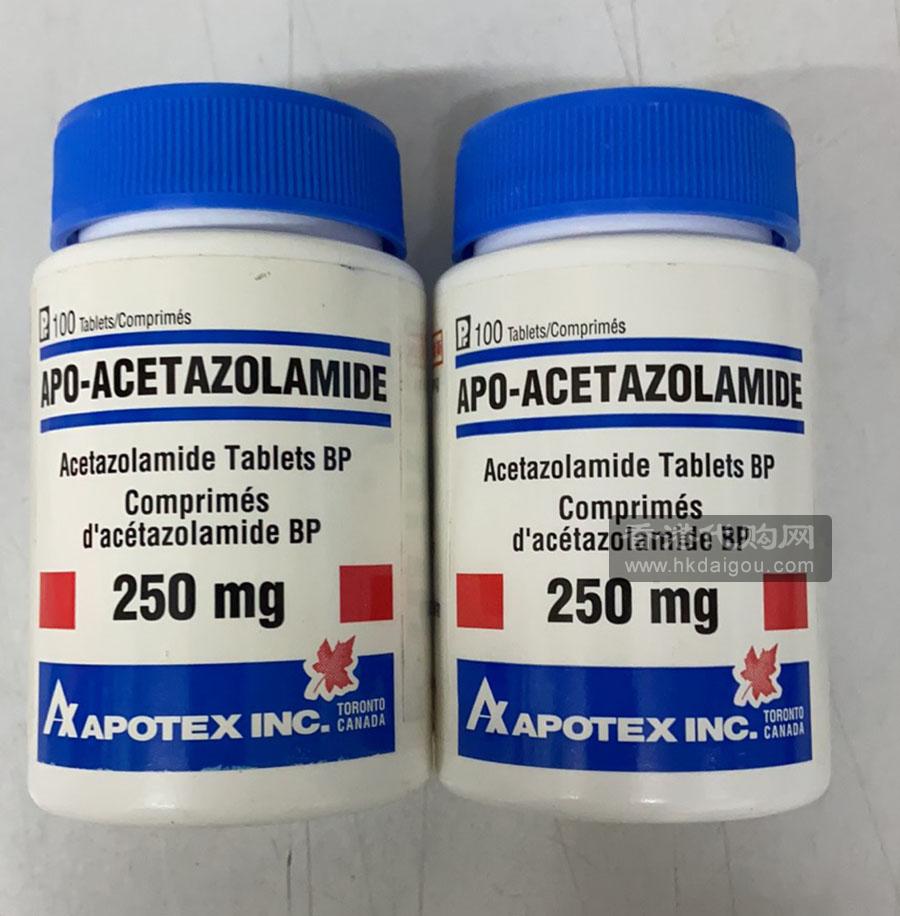 海拔适加拿大版/乙酰唑胺片/乙醯偶氮胺