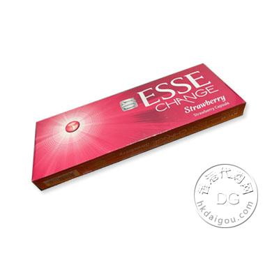 韩国爱喜幻变草莓爆珠（草莓爆） ESSE Aura super slim pink strawberry