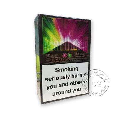 万宝路葡萄双爆/方盒双彩爆/欧版紫爆方盒 Marlboro purple burst 10 packs