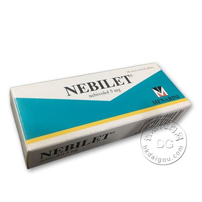耐比洛/奈必洛尔5毫克 Menarini NEBILET nebivolol 5mg 28 cross-scored tablets HK-59922