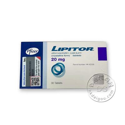 美国辉瑞立普妥/阿伐他汀 Pfizer Lipitor Atorvastatin Calcium  10mg 30 Tablets