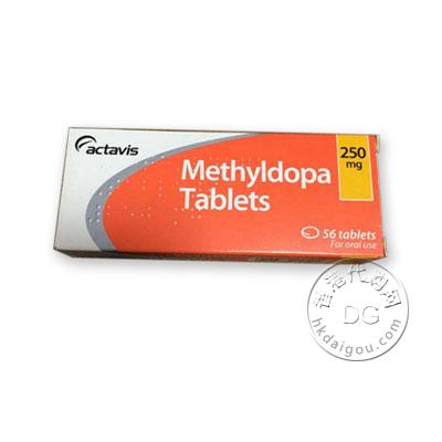甲基多巴片 (Actavis Methyldopa Tablets 250mg HK-22985) 爱道美 | 甲基巴