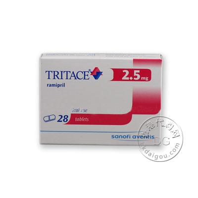 赛诺菲降压药瑞泰/雷米普利片 Sanofi Tritace ramipril 2.5mg 28 tablets